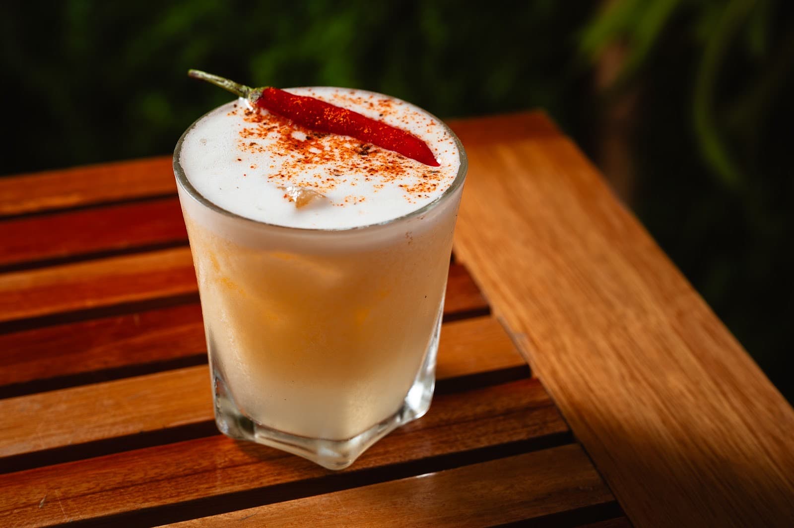 Chilly Mango — drink de manga com pimenta e espuma