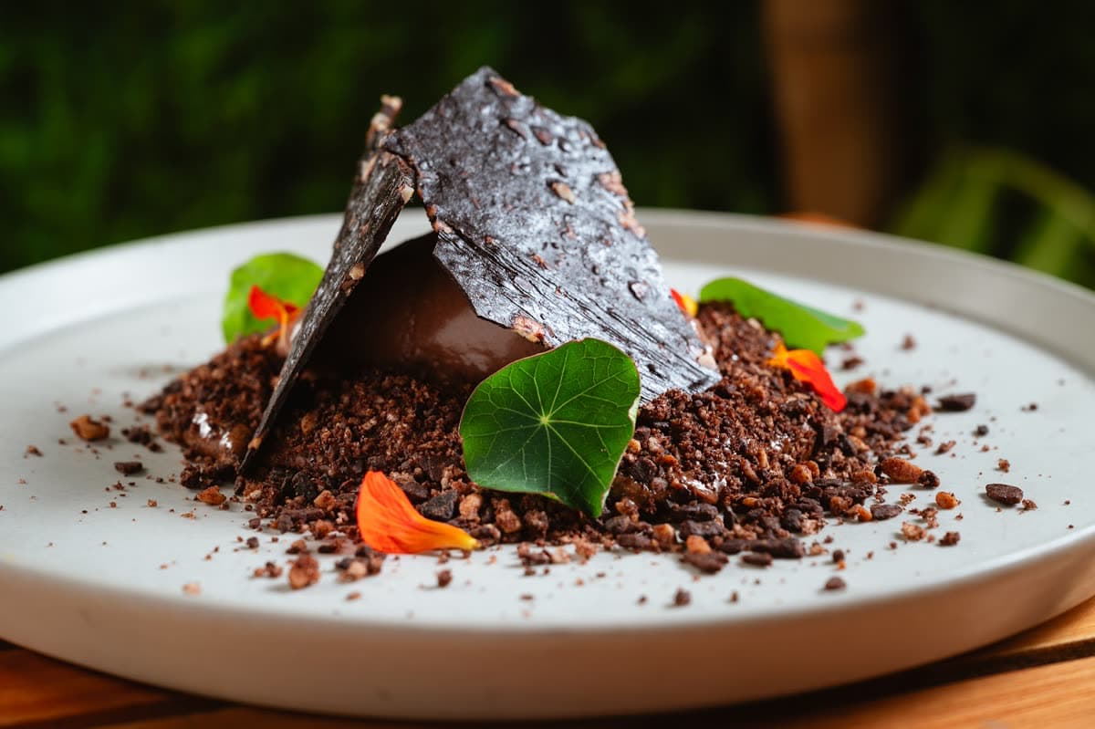 Textura de chocolate